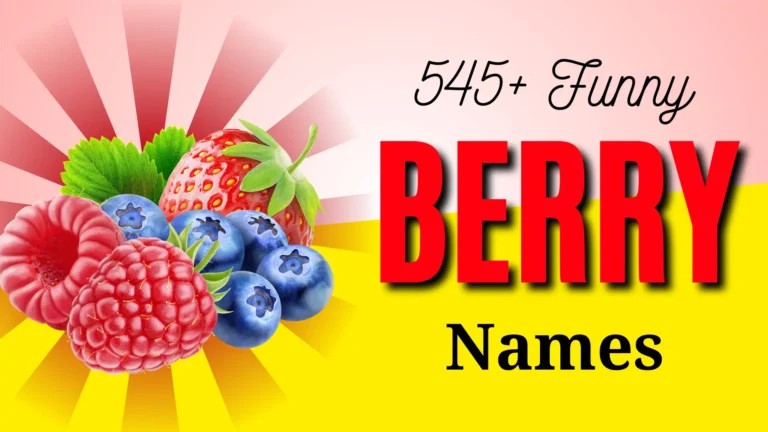 271+ Funny Berry Names + Generator (2024)