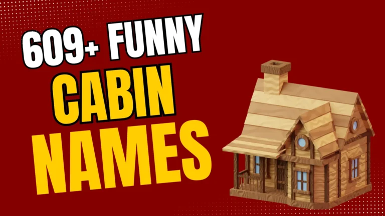 397+ Funny Cabin Names (with Generator)