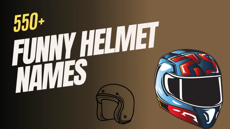 291+ Funny Helmet Names + AI Generator