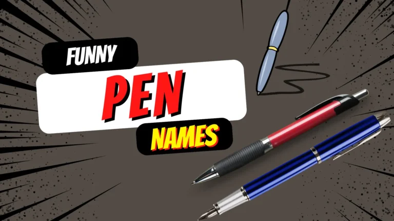 320+ Funny Pen Name Ideas + AI Generator