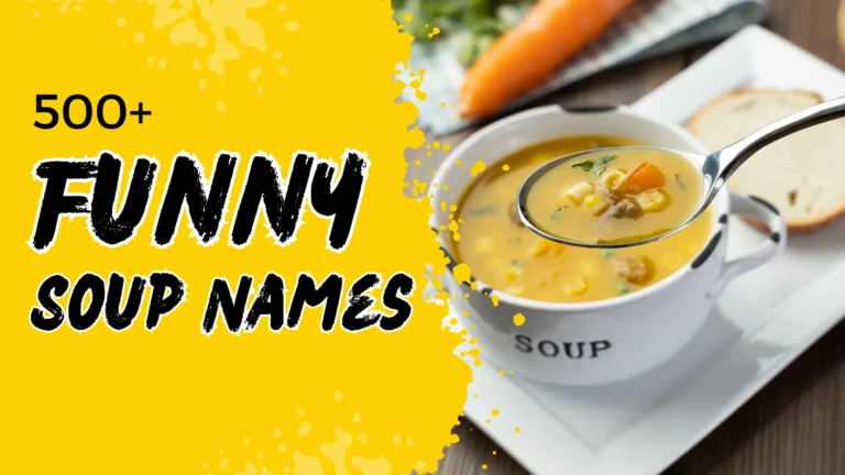 319+ Funny Soup Names + AI Generator