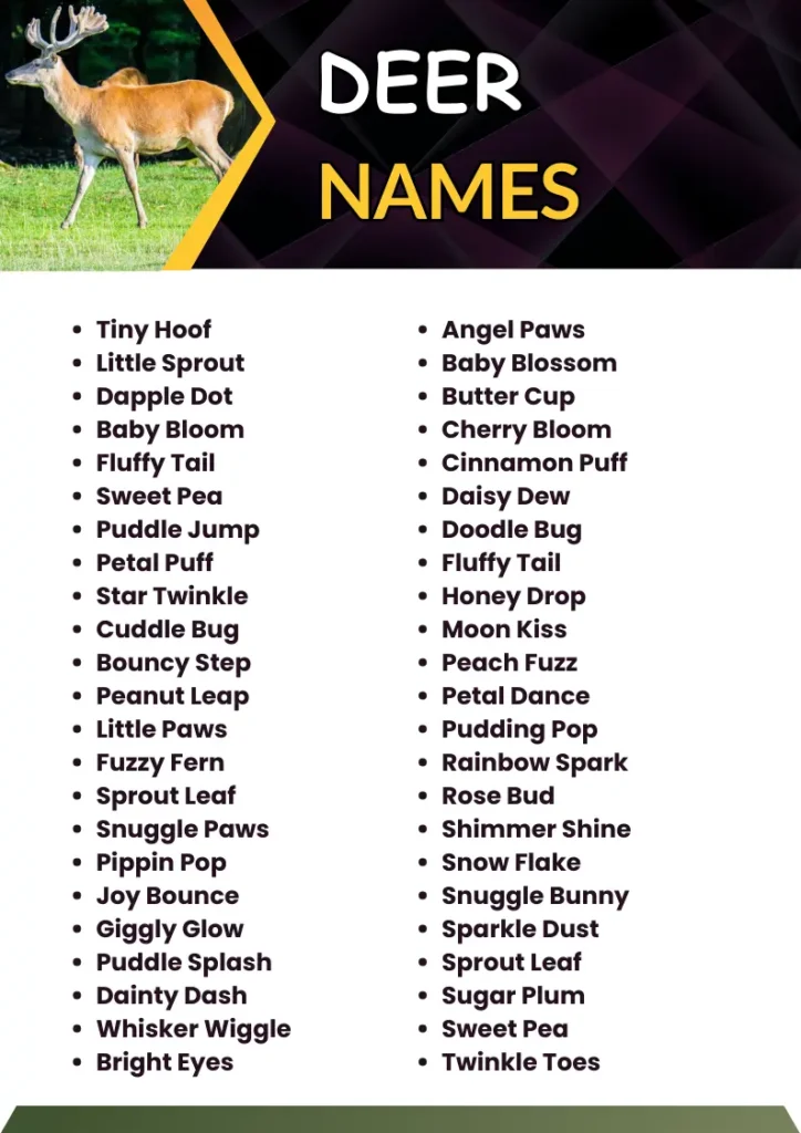 Deer Names Generator: 390+ Unique Ideas